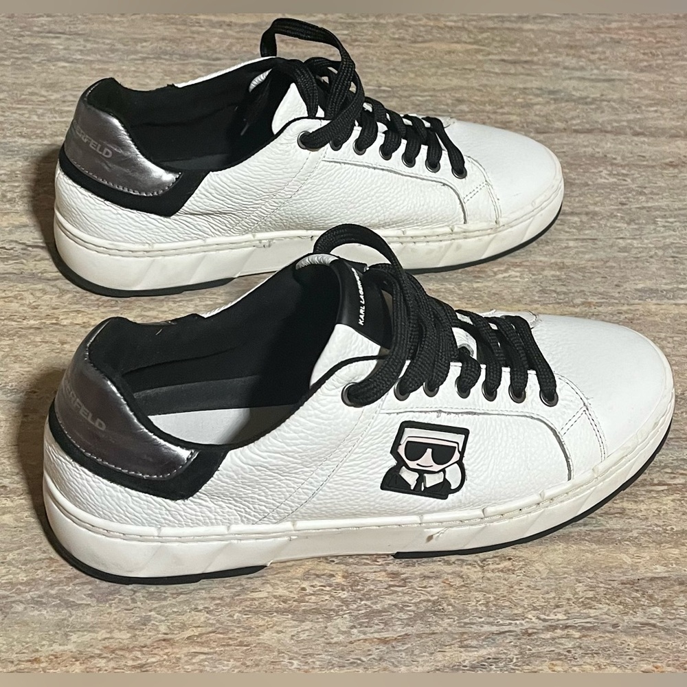 Karl Lagerfeld leather sneakers - Picture 5 of 16